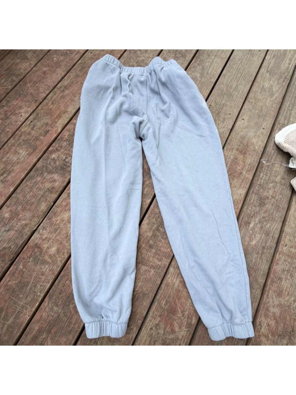 Hollister Mens Gray Fleece-Lined Sweatpants